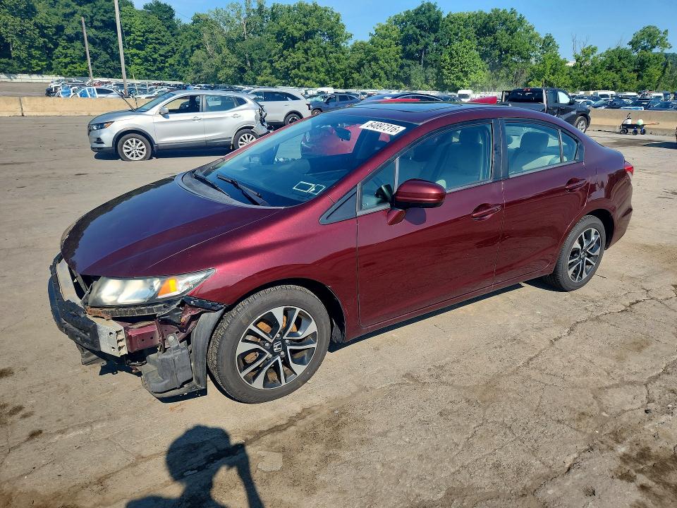 HONDA CIVIC 2015 with VIN 19XFB2F84FE269633 - Photo from auction
