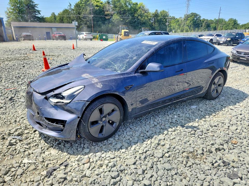 TESLA MODEL 3 2021 with VIN 5YJ3E1EA1MF099800 - Photo from auction