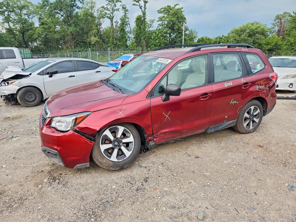 SUBARU FORESTER 2017 with VIN JF2SJABC7HH550409 - Photo from auction