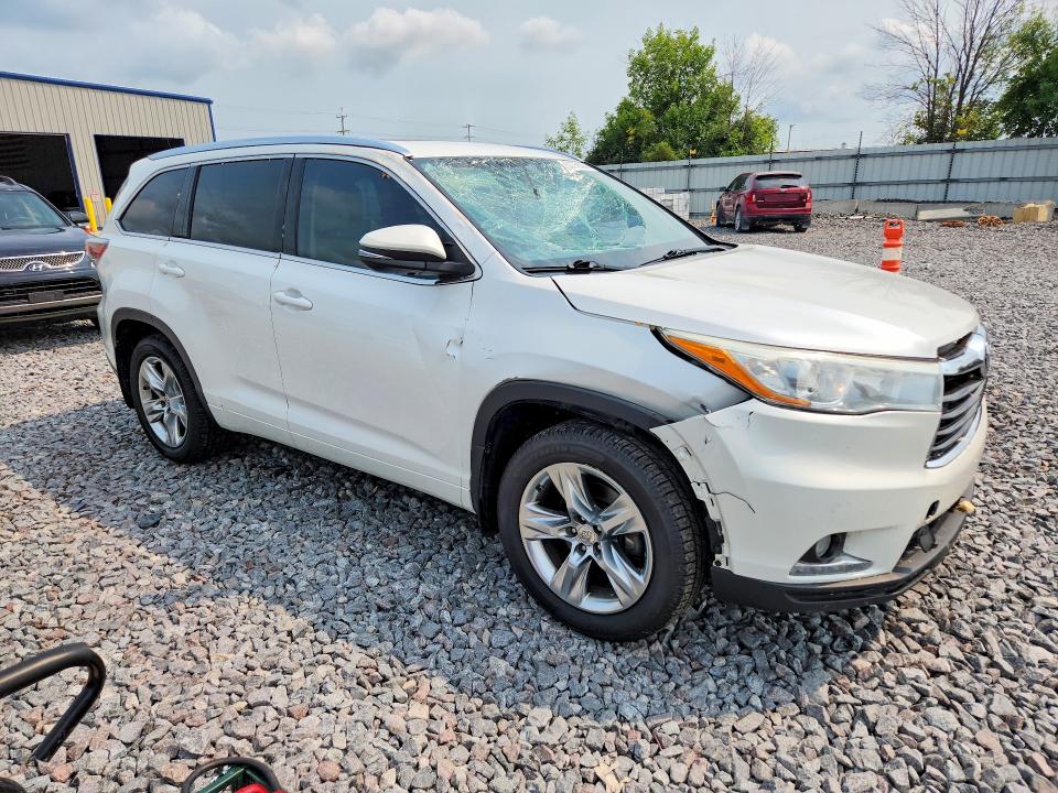 Photo 4 from auction – 2015 TOYOTA HIGHLANDER with VIN 5TDDKRFH1FS220718
