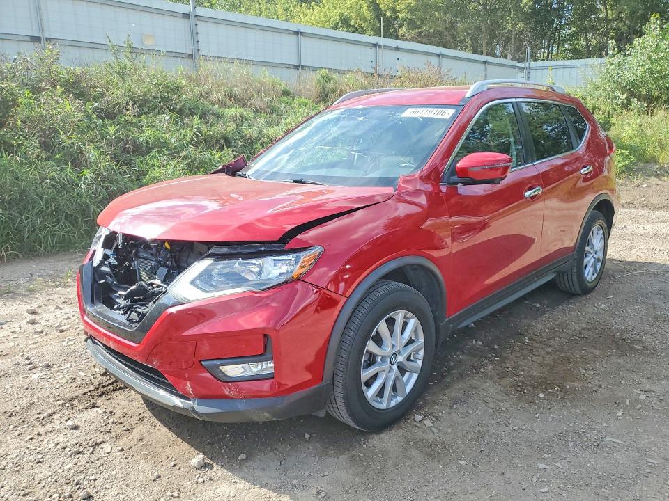 NISSAN ROGUE 2017 with VIN JN8AT2MV8HW284553 - Photo from auction