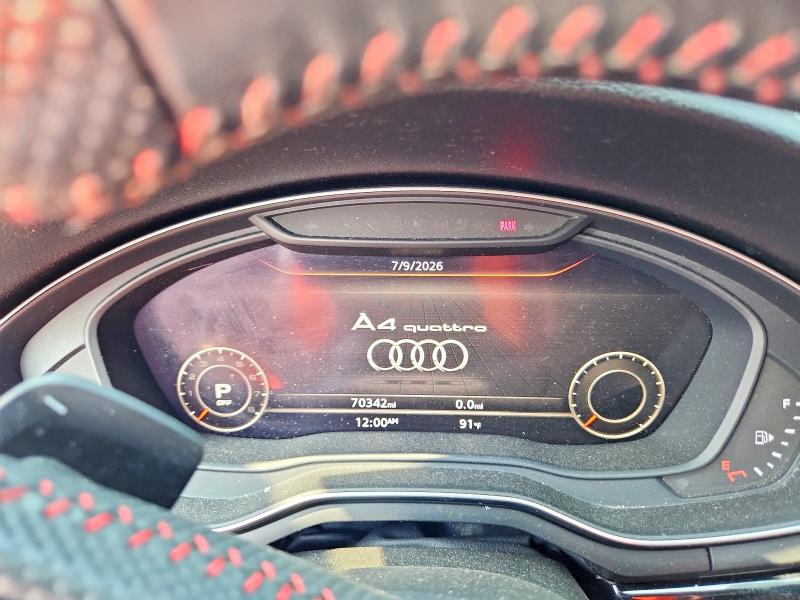 Photo 9 from auction – 2018 AUDI A4 with VIN WAUENAF46JA057965