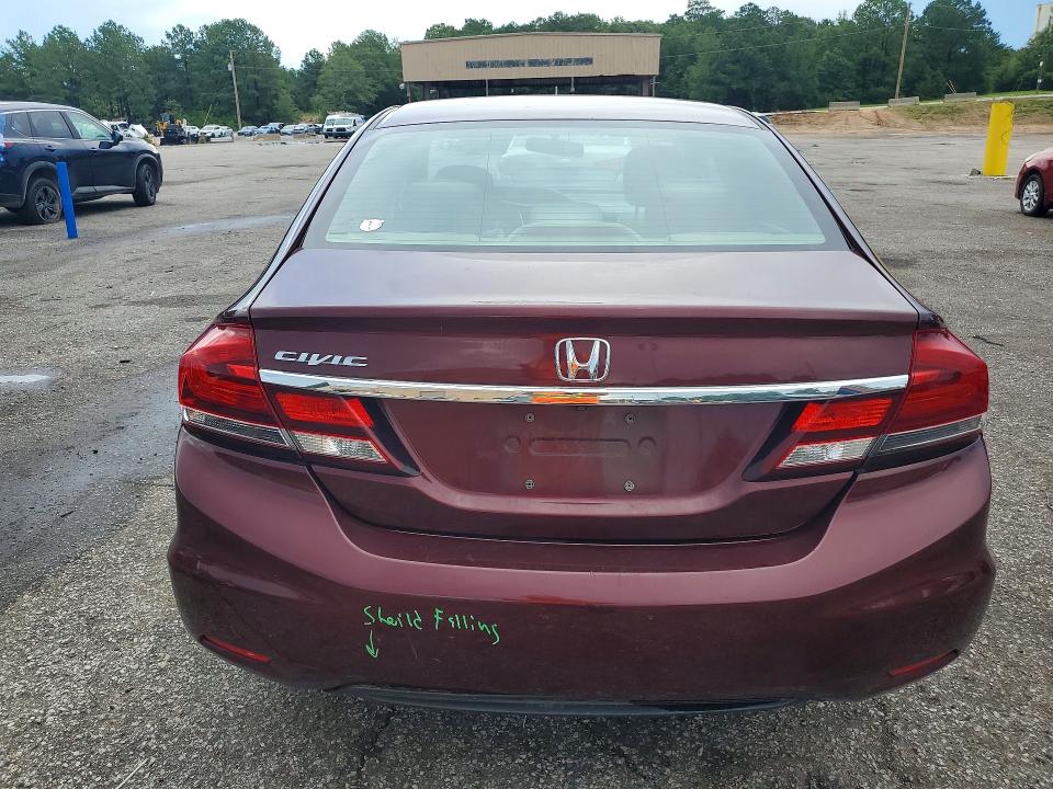 Photo 6 from auction – 2015 HONDA CIVIC with VIN 19XFB2F57FE264531