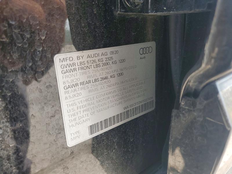 Zdjęcie 14 z aukcji – 2021 AUDI Q3 z VIN WA1EECF32M1027494