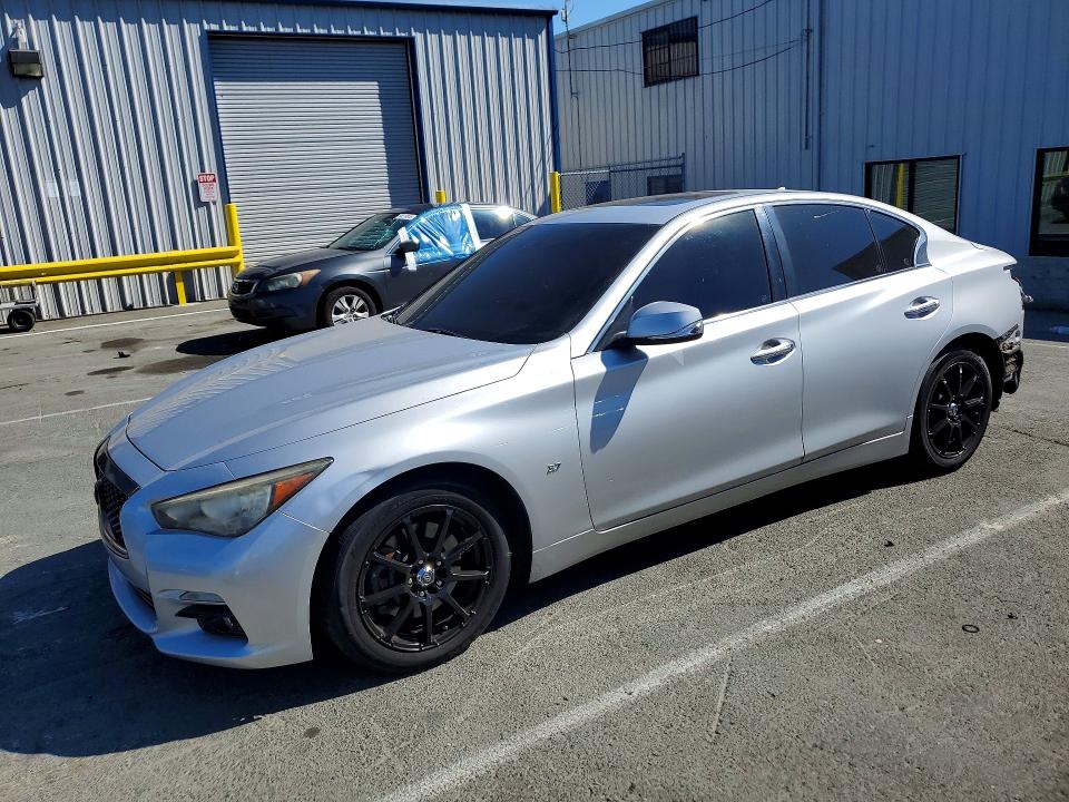 INFINITI Q50 2014 with VIN JN1BV7AP2EM683854 - Photo from auction