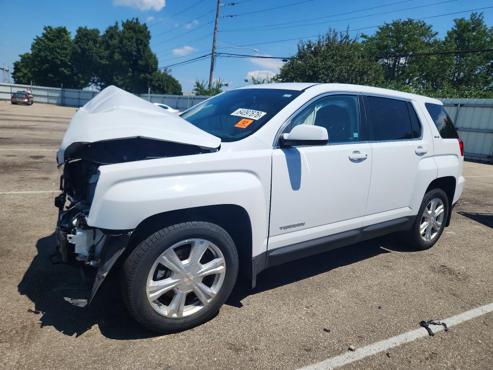 GMC TERRAIN 2017 with VIN 2GKALMEK4H6287296 - Photo from auction