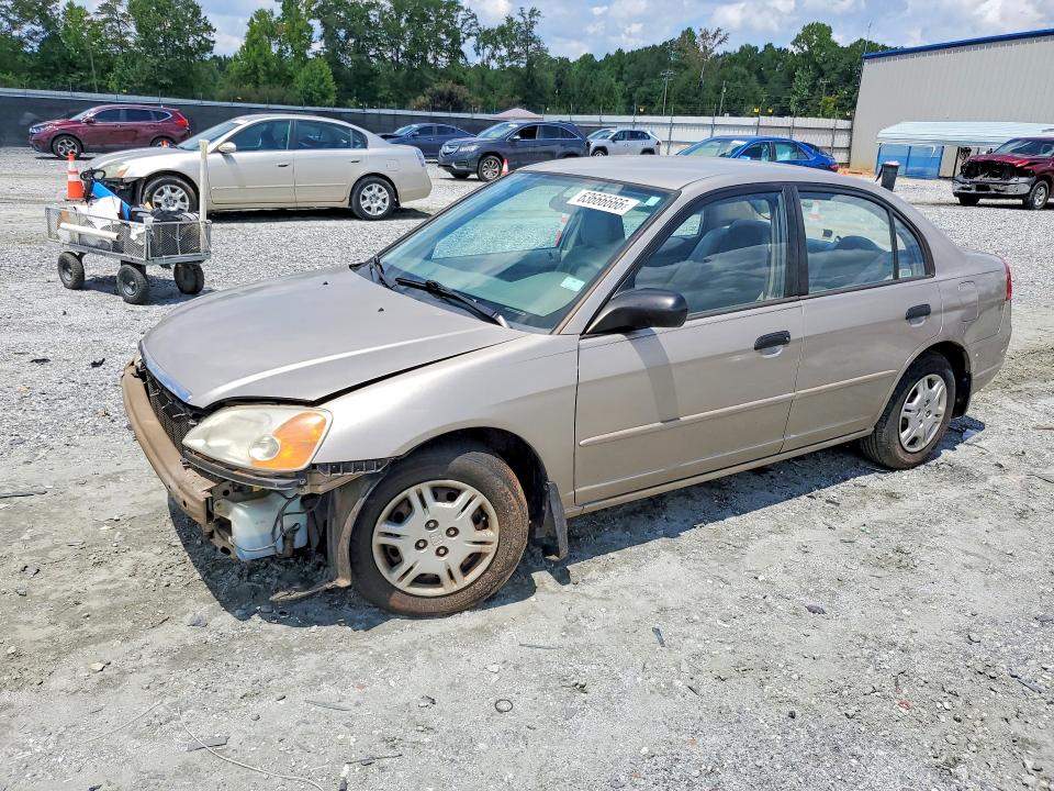 HONDA CIVIC 2001 with VIN 1HGES16581L013380 - Photo from auction