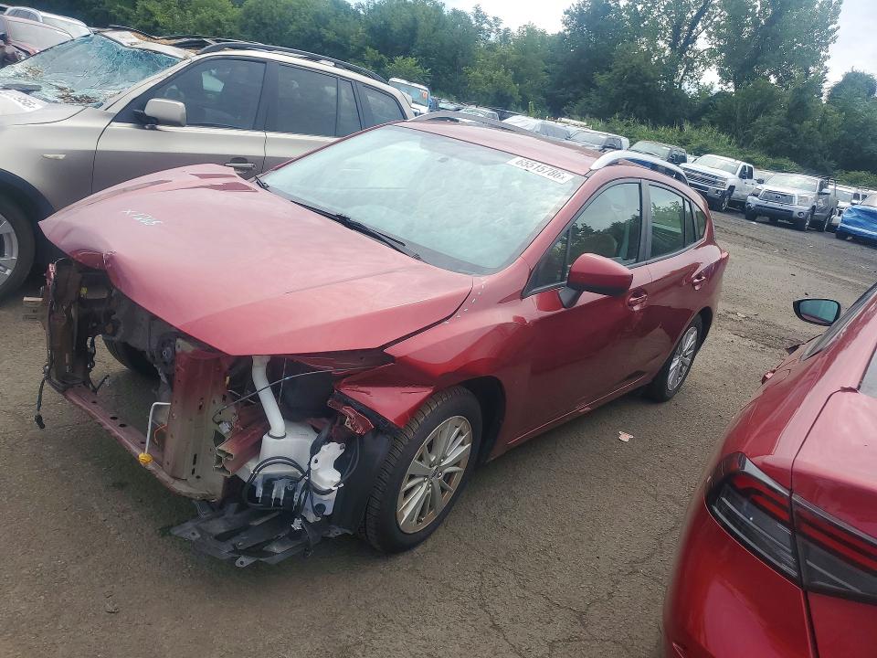 SUBARU IMPREZA 2018 with VIN 4S3GTAB68J3715055 - Photo from auction