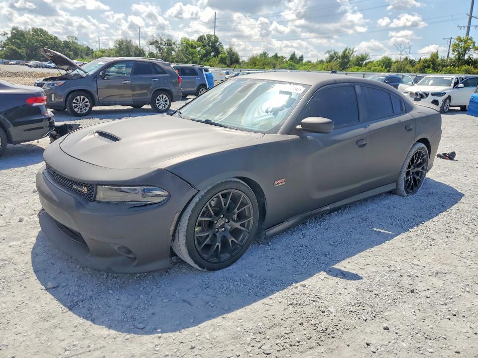 DODGE CHARGER 2018 with VIN 2C3CDXGJ8JH265551 - Photo from auction