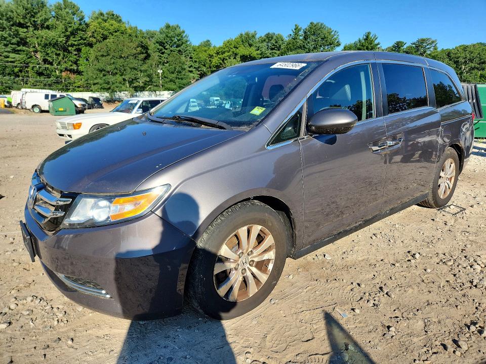 HONDA ODYSSEY 2015 with VIN 5FNRL5H66FB109657 - Photo from auction