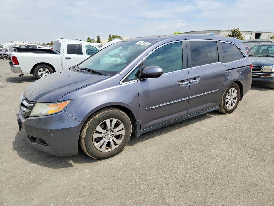 HONDA ODYSSEY 2015 with VIN 5FNRL5H66FB034605 - Photo from auction