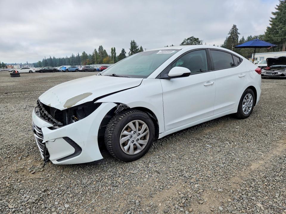 HYUNDAI ELANTRA 2017 with VIN 5NPD74LF2HH057822 - Photo from auction