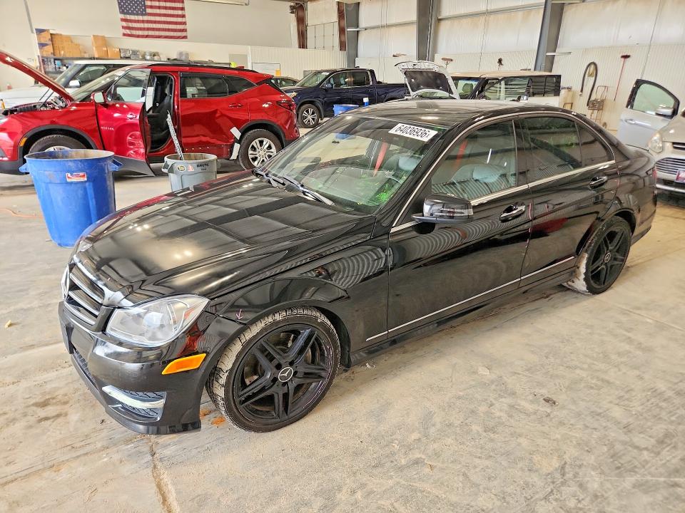 MERCEDES-BENZ C 2013 with VIN WDDGF8AB8DA794733 - Photo from auction