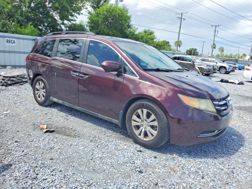 Photo 4 from auction – 2015 HONDA ODYSSEY with VIN 5FNRL5H40FB026773