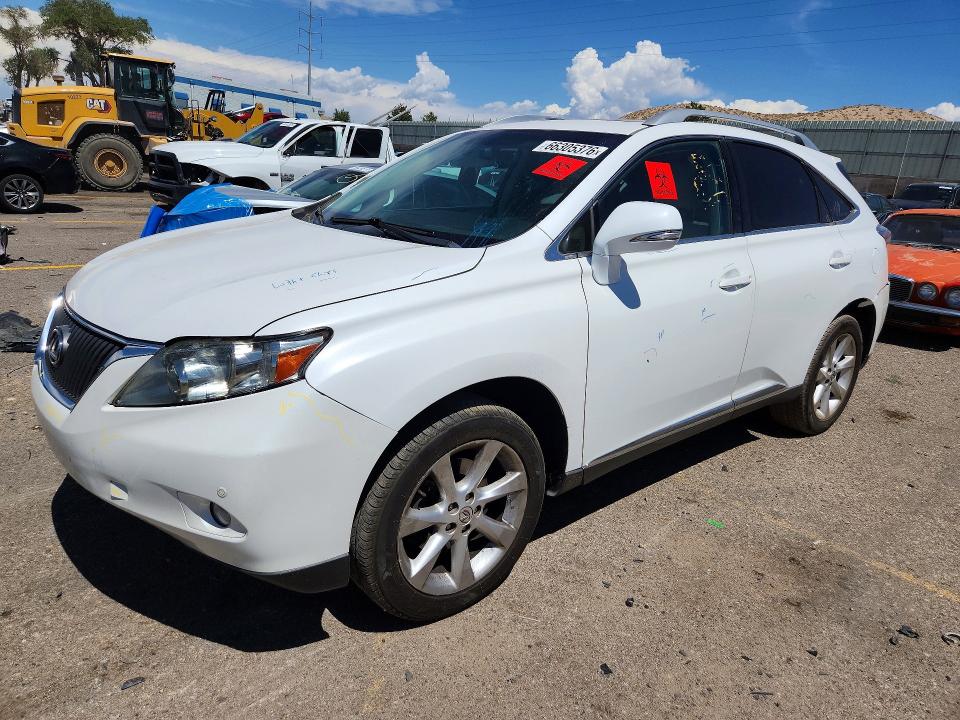 LEXUS RX 2010 with VIN 2T2BK1BA4AC051874 - Photo from auction