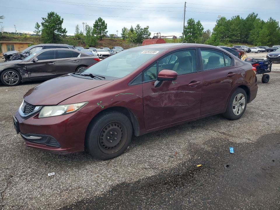 HONDA CIVIC 2015 with VIN 19XFB2F57FE264531 - Photo from auction