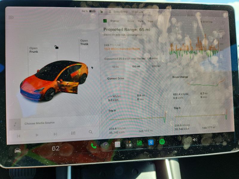 Photo 9 from auction – 2018 TESLA MODEL 3 with VIN 5YJ3E1EA8JF156523