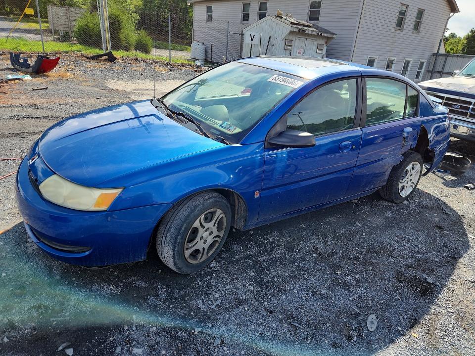 SATURN ION 2003 with VIN 1G8AJ52FX3Z163555 - Photo from auction