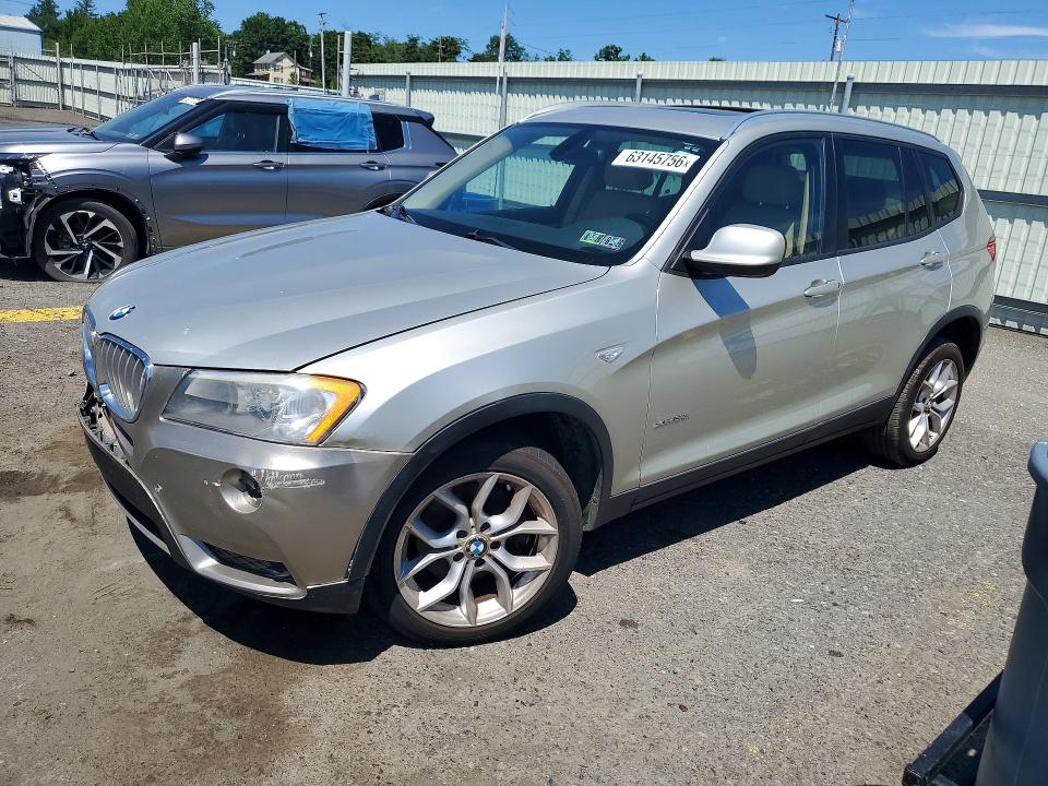 BMW X3 2011 with VIN 5UXWX7C50BL732084 - Photo from auction