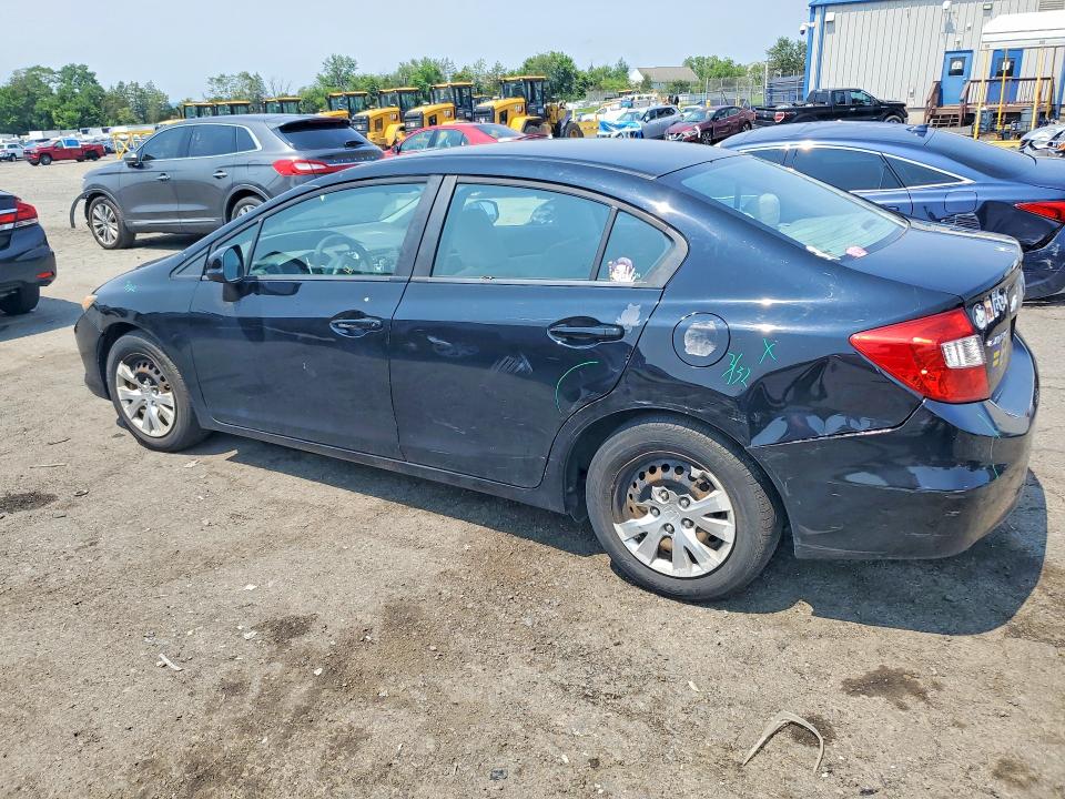 Photo 2 from auction – 2012 HONDA CIVIC with VIN 19XFB2F50CE357774