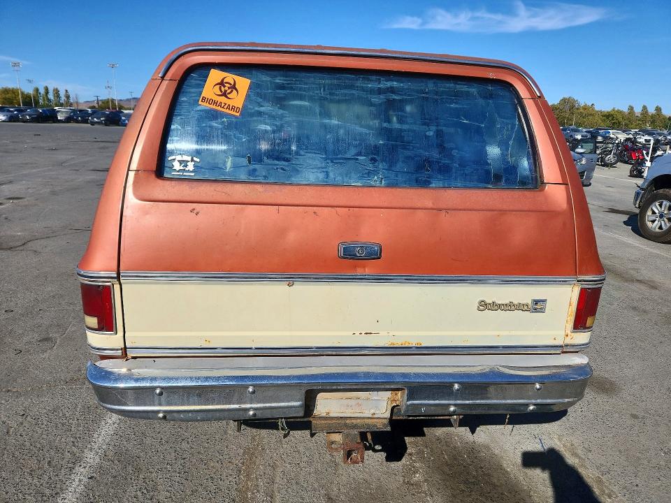 Photo 6 from auction – 1978 CHEVROLET SUBRBAN with VIN CKR168F163357