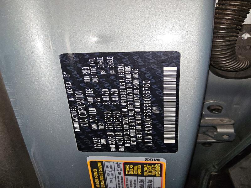 Photo 14 from auction – 2024 KIA EV9 with VIN KNDADFS56R6036760
