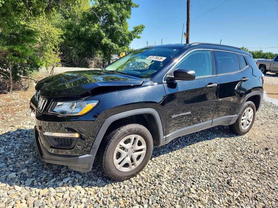 JEEP COMPASS 2020 with VIN 3C4NJDAB9LT210159 - Photo from auction