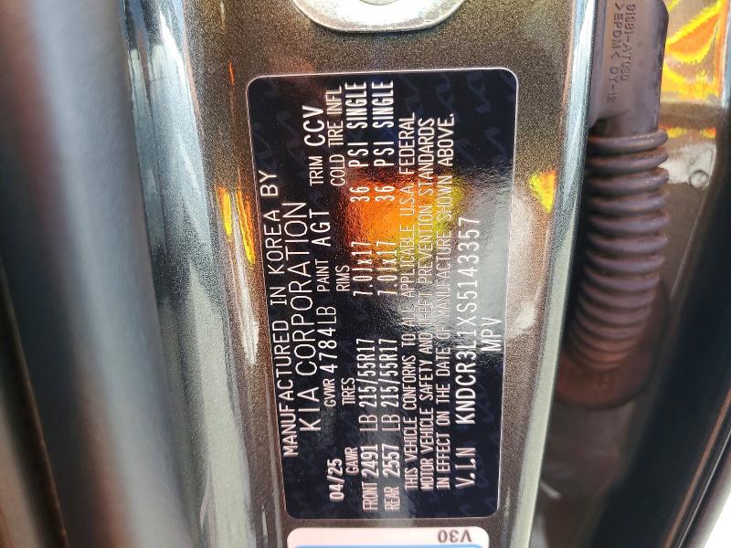 Photo 14 from auction – 2025 KIA NIRO with VIN KNDCR3L1XS5143357