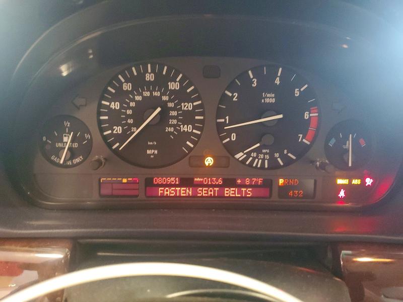 Photo 9 from auction – 2001 BMW 740 with VIN WBAGH83481DP25938