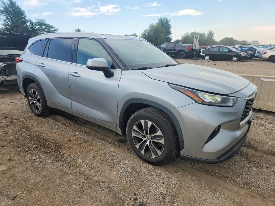 Photo 4 from auction – 2020 TOYOTA HIGHLANDER with VIN 5TDGZRBH7LS029783