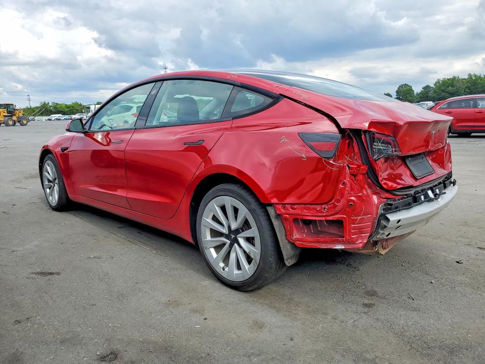 Photo 2 from auction – 2022 TESLA MODEL 3 with VIN 5YJ3E1EA6NF186349