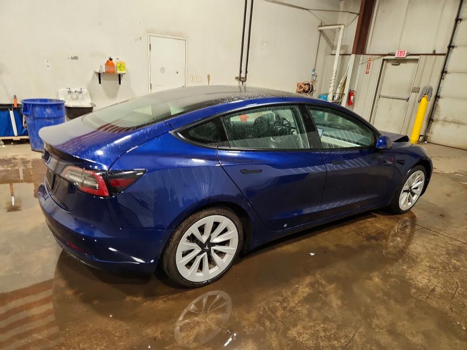 Photo 3 from auction – 2022 TESLA MODEL 3 with VIN 5YJ3E1EA2NF304199