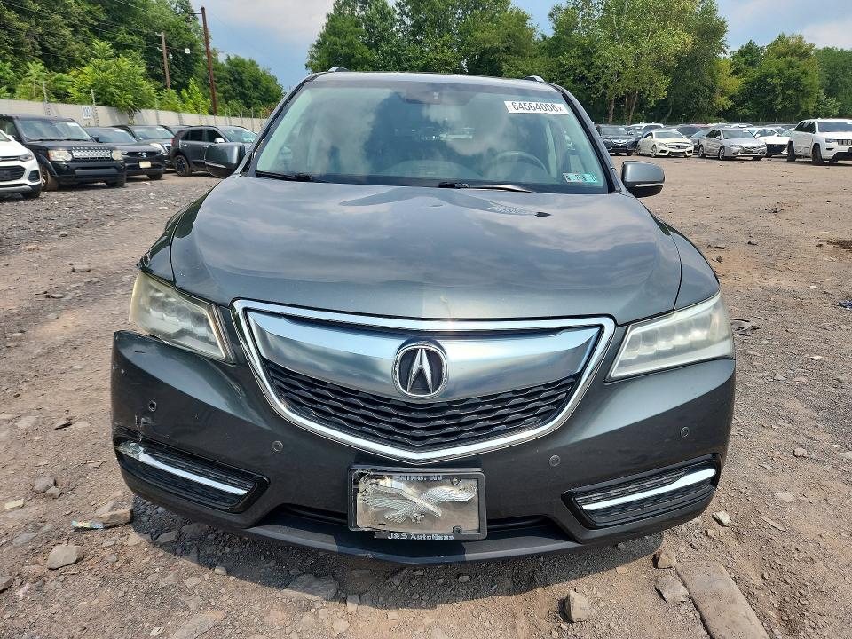 Photo 5 from auction – 2014 ACURA MDX with VIN 5FRYD4H89EB048046