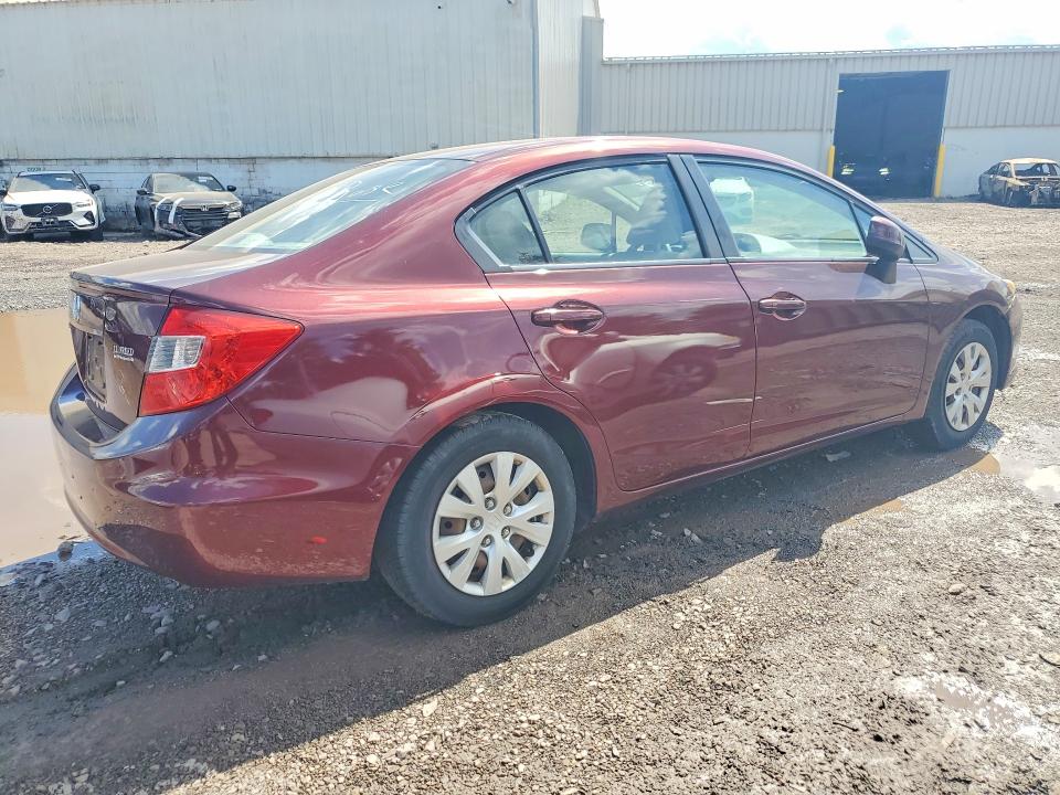 Photo 3 from auction – 2012 HONDA CIVIC with VIN 19XFB2E51CE064127