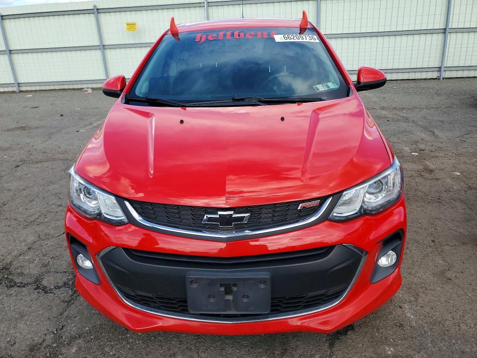 Photo 5 from auction – 2020 CHEVROLET SONIC with VIN 1G1JD5SB6L4102400