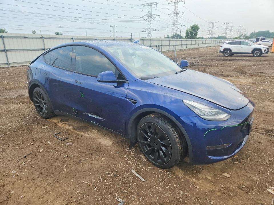 Photo 4 from auction – 2022 TESLA MODEL Y with VIN 7SAYGAEE6NF378327
