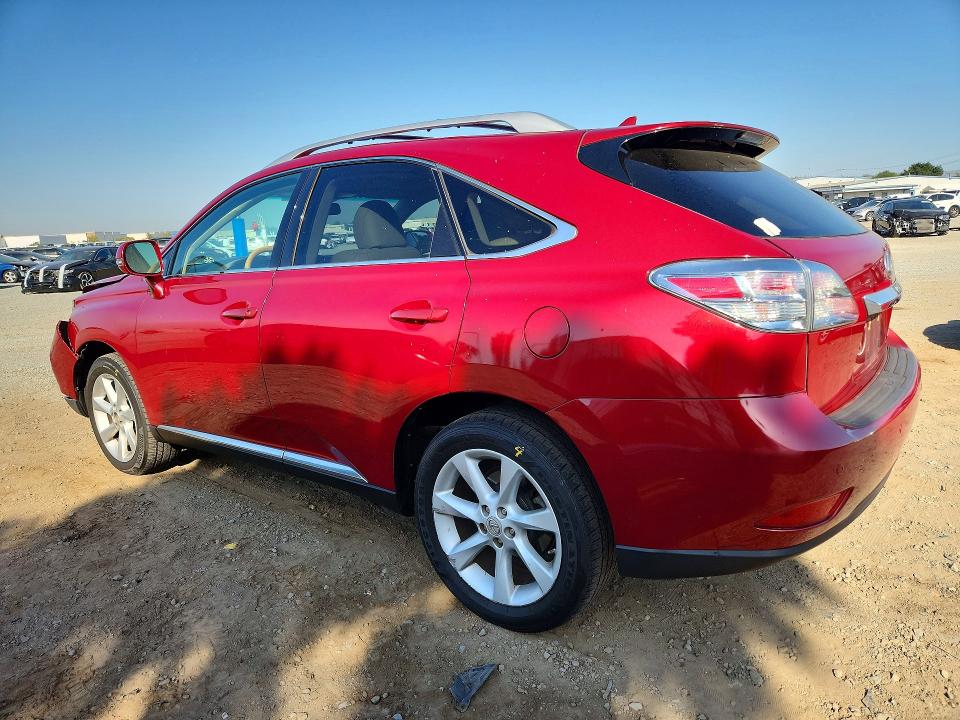 Photo 2 from auction – 2012 LEXUS RX with VIN 2T2BK1BA1CC122001
