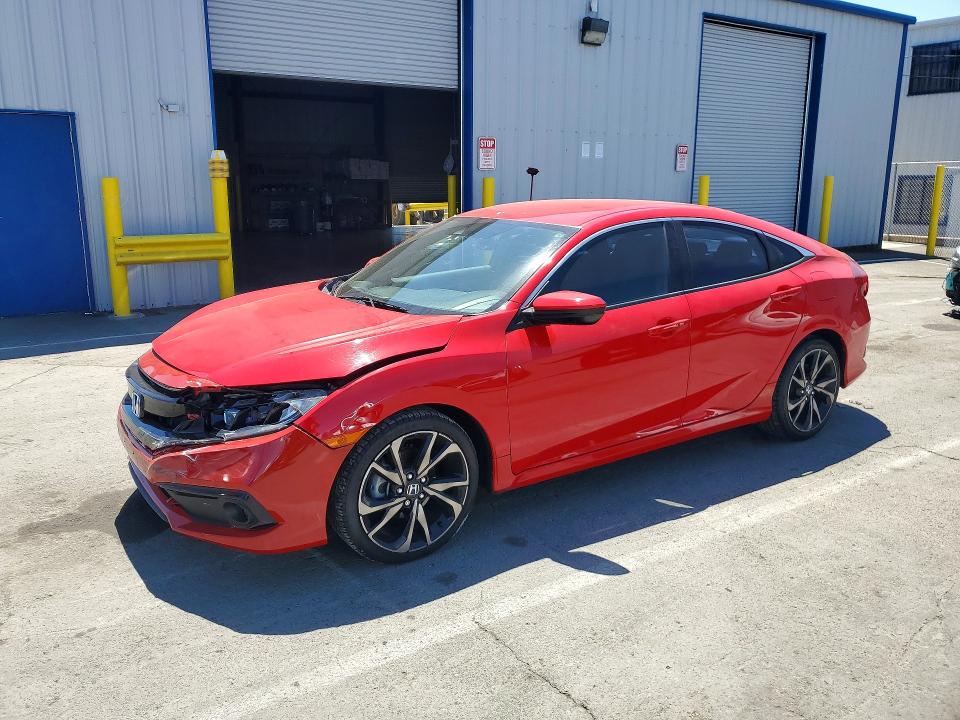 HONDA CIVIC 2019 with VIN 2HGFC2F81KH572253 - Photo from auction