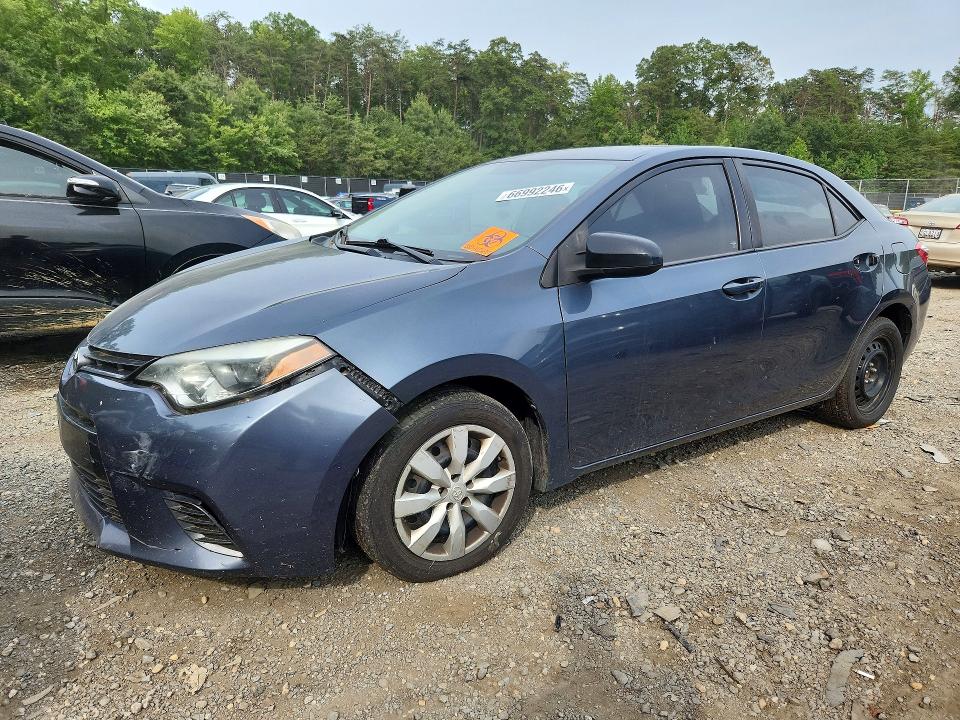 TOYOTA COROLLA 2016 with VIN 2T1BURHE0GC742125 - Photo from auction