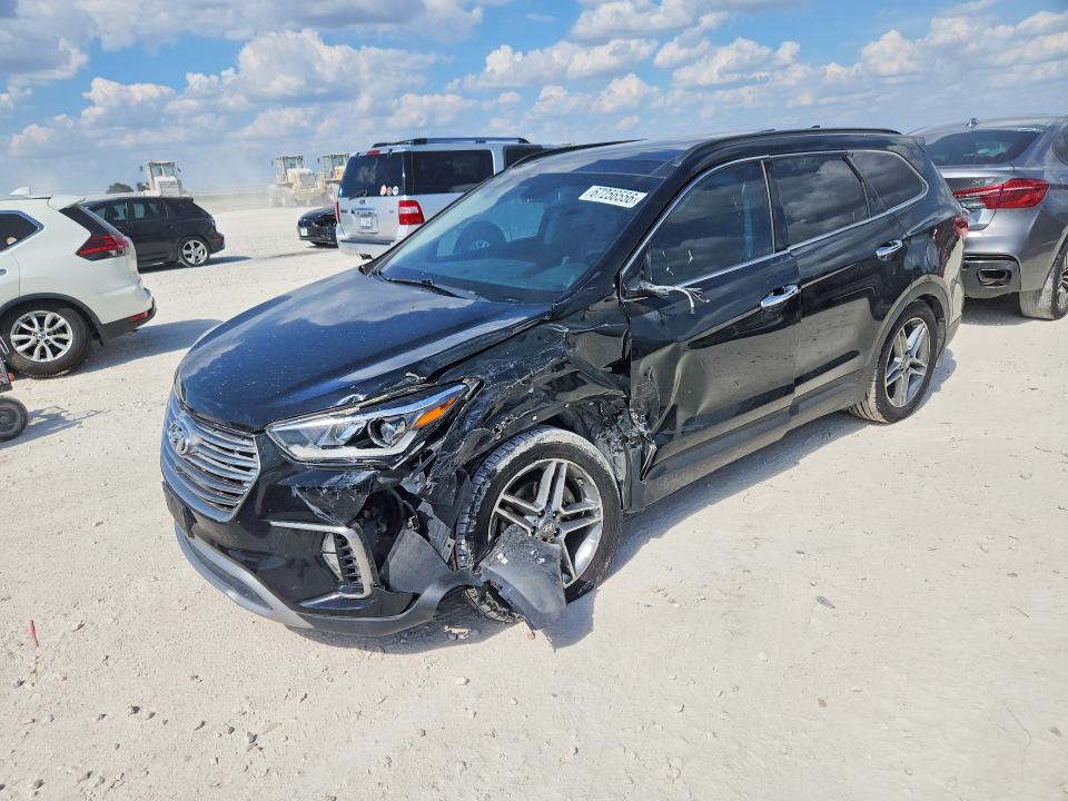 HYUNDAI SANTA FE 2018 with VIN KM8SR4HF1JU273744 - Photo from auction