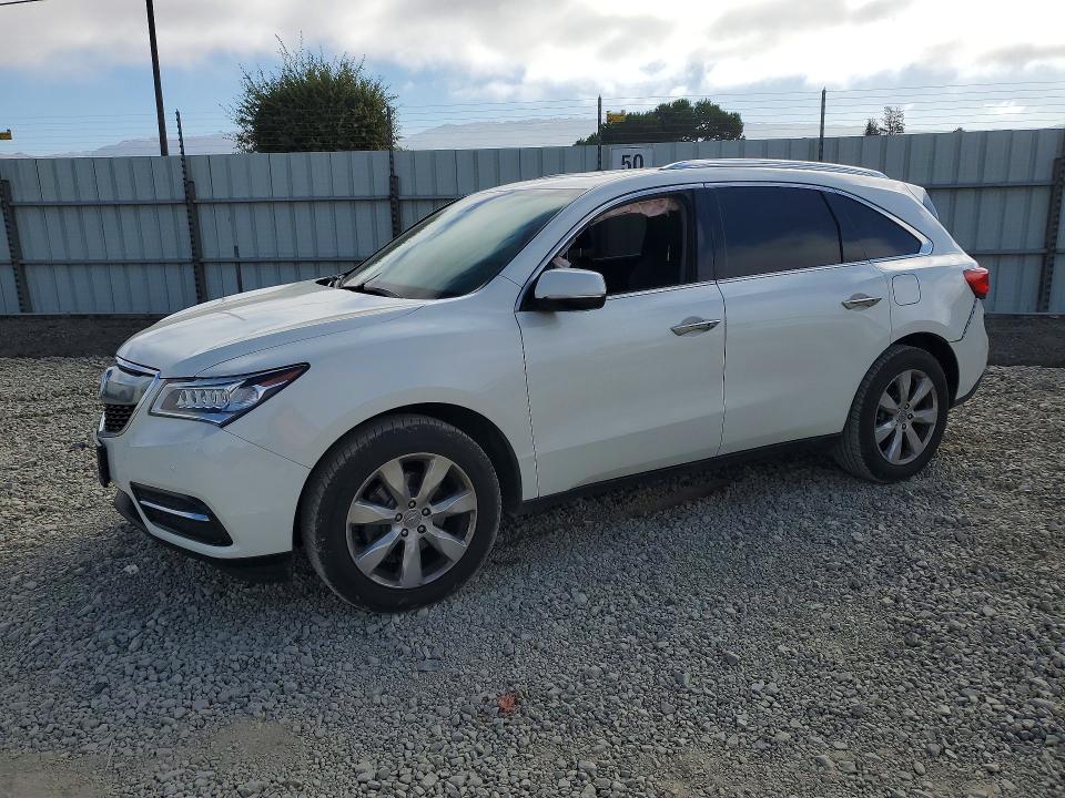 ACURA MDX 2016 with VIN 5FRYD4H94GB059368 - Photo from auction