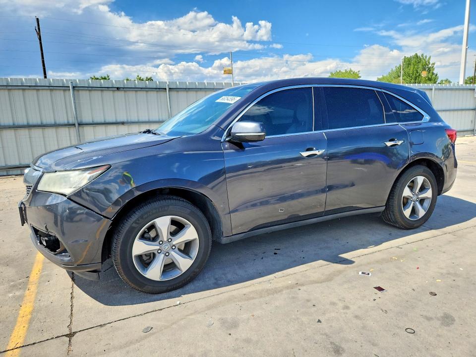 ACURA MDX 2016 with VIN 5FRYD4H27GB007073 - Photo from auction