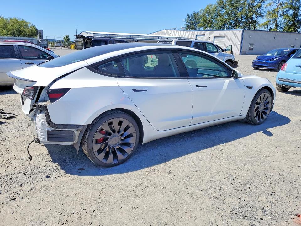 Photo 3 from auction – 2022 TESLA MODEL 3 with VIN 5YJ3E1EC9NF293509