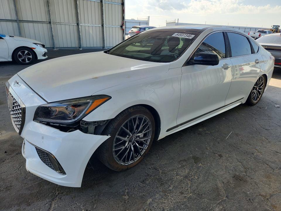GENESIS G80 2018 with VIN KMHGN4JB7JU240787 - Photo from auction
