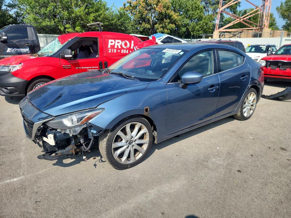 MAZDA 3 2014 with VIN JM1BM1W31E1127345 - Photo from auction