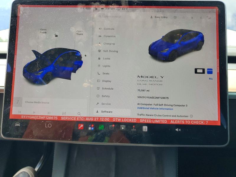 Zdjęcie 9 z aukcji – 2021 TESLA MODEL Y z VIN 5YJYGAEE2MF128675