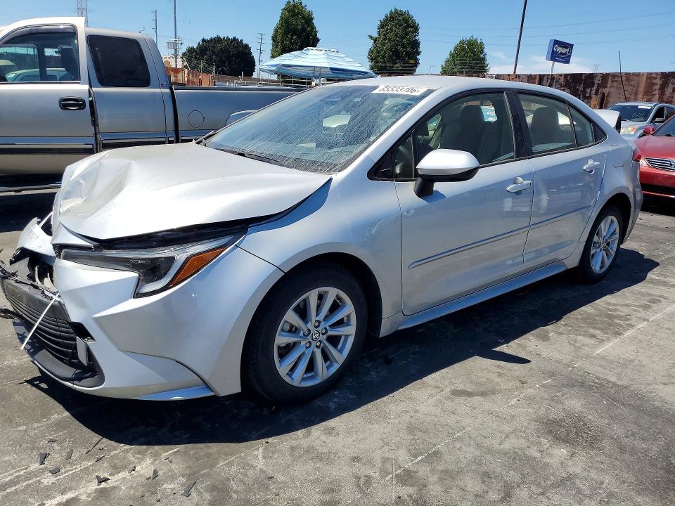 TOYOTA COROLLA 2025 with VIN JTDBCMFE4S3095707 - Photo from auction