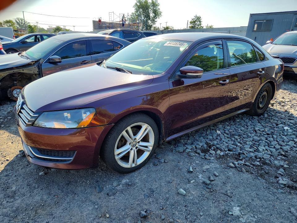 Photo 1 from auction – 2013 VOLKSWAGEN PASSAT with VIN 1VWAP7A38DC043133