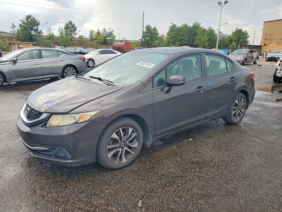 HONDA CIVIC 2013 with VIN 2HGFB2F87DH533608 - Photo from auction