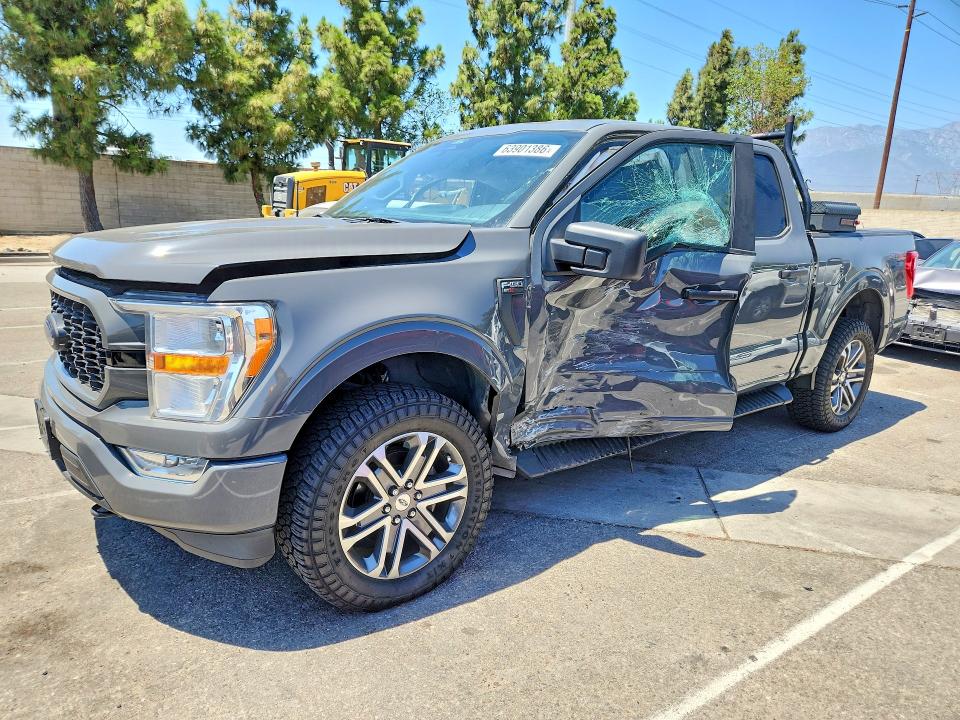 FORD F150 2021 with VIN 1FTEW1EP5MFA52999 - Photo from auction
